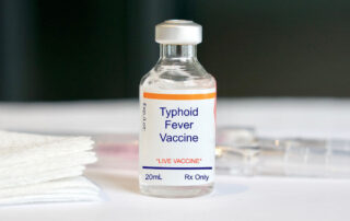 Typhoid Information Vaccine - Image of vaccine flask